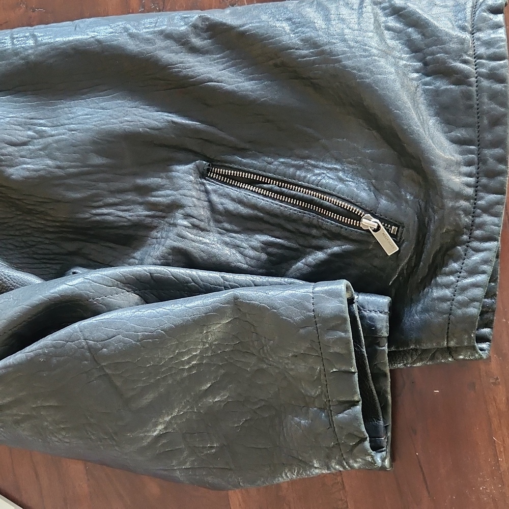 Reilly Olmes Black Leather Jacket View 5